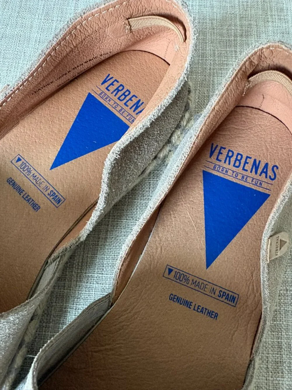 Verbenas Carmen Serraje flat espadrilles
